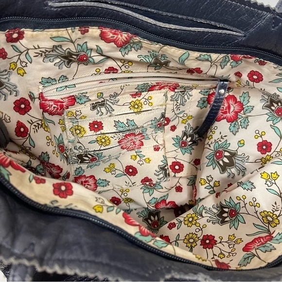 LATICO Dark Gray Soft Leather Nora Tote Bag - Picture 9 of 13